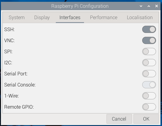 Raspberry Pi Configuration